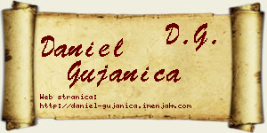 Daniel Gujanica vizit kartica